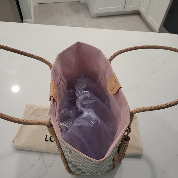 Louis Vuitton Propriano Damier Azur with Rose Ballerine Tote - Picture 14 of 17